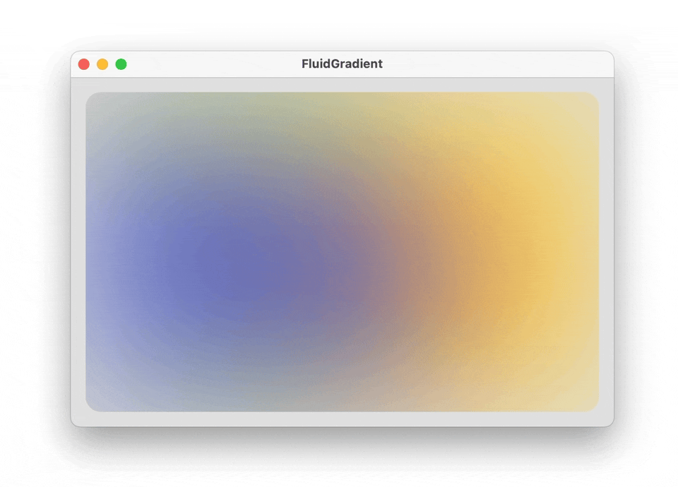 What the gradient looks like in an app